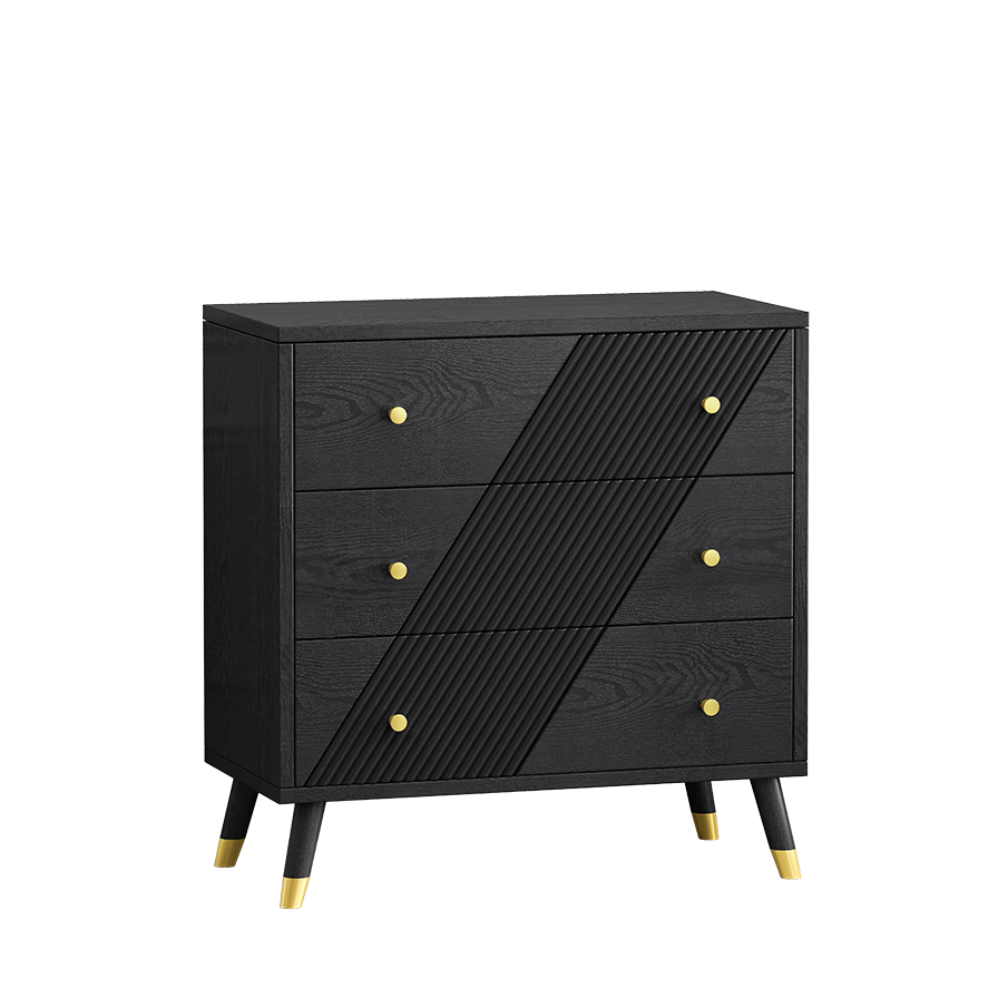 Obsidian 3-Drawer Dresser